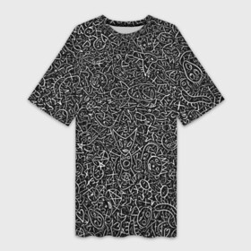 Платье-футболка 3D с принтом Die Antwoord. Рисунки в Кировске,  |  | dia | ninja | rap | rave | yolandi | zef | африка | графити | чаппи | юар
