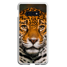 Чехол для Samsung S10E с принтом Jaguar в Кировске, Силикон | Область печати: задняя сторона чехла, без боковых панелей | глаза | дикая кошка | кошка | леопард | сафари | хищник | ягуар