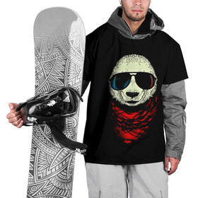 Накидка на куртку 3D с принтом Панда Хипстер в Кировске, 100% полиэстер |  | Тематика изображения на принте: 3d | бандана | животные | медвежата | очки | панда хипстер | прикольные | стильные