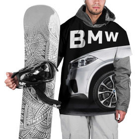Накидка на куртку 3D с принтом BMW белая в Кировске, 100% полиэстер |  | Тематика изображения на принте: bmw | x3 x4 x5 x6 x7 x8 | авто | автомобиль | блатная | бмв | бумер | бэха | иномарка | концерн | красивая | крутая | марка немецкая | машина | пацанский таз | прикольная | тачила | тачка
