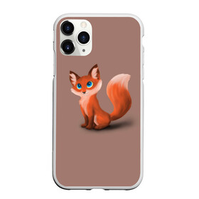 Чехол для iPhone 11 Pro матовый с принтом Paint в Кировске, Силикон |  | fox | red | лиса | лисенок | рыжая