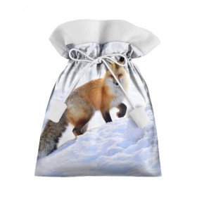 Подарочный 3D мешок с принтом Гора в Кировске, 100% полиэстер | Размер: 29*39 см | fox | red | лиса | лисенок | рыжая
