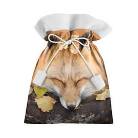 Подарочный 3D мешок с принтом Соня в Кировске, 100% полиэстер | Размер: 29*39 см | fox | red | лиса | лисенок | рыжая