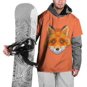 Накидка на куртку 3D с принтом Лиса в Кировске, 100% полиэстер |  | Тематика изображения на принте: животные | жищники | новинки | подарок | популярное | яркие