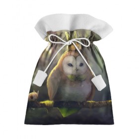 Подарочный 3D мешок с принтом Волшебная Сова в Кировске, 100% полиэстер | Размер: 29*39 см | owl | мудрость | птица | сова | филин