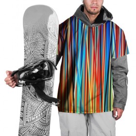 Накидка на куртку 3D с принтом Colored stripes в Кировске, 100% полиэстер |  | 3d | colored stripes | абстракция | другие | картинка | краски | линии | отблеск | полосы | прикольные | радуга | свет | цветные | яркие