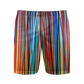 Мужские шорты 3D спортивные с принтом Colored stripes в Кировске,  |  | 3d | colored stripes | абстракция | другие | картинка | краски | линии | отблеск | полосы | прикольные | радуга | свет | цветные | яркие