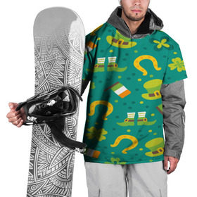 Накидка на куртку 3D с принтом День святого Патрика в Кировске, 100% полиэстер |  | Тематика изображения на принте: зеленая | ирландия