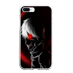 Чехол для iPhone 7Plus/8 Plus матовый с принтом Tokyo Ghoul в Кировске, Силикон | Область печати: задняя сторона чехла, без боковых панелей | anime | ken kaneki | tokyo ghoul | аниме