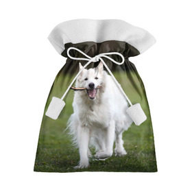 Подарочный 3D мешок с принтом Палочка в Кировске, 100% полиэстер | Размер: 29*39 см | dog | лабрадор | мопс | пес | собака | такса | хаски | щеночек
