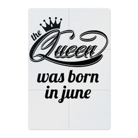 Магнитный плакат 2Х3 с принтом Королева рождена в июне в Кировске, Полимерный материал с магнитным слоем | 6 деталей размером 9*9 см | королева июнь