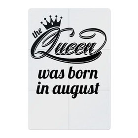 Магнитный плакат 2Х3 с принтом Королева рождена в августе в Кировске, Полимерный материал с магнитным слоем | 6 деталей размером 9*9 см | девушке | день рождения | дочери | дочке | жене | королева | любимой | подарок | подруге | праздник | рождение | себе | сестре