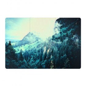 Магнитный плакат 3Х2 с принтом Туманный лес в Кировске, Полимерный материал с магнитным слоем | 6 деталей размером 9*9 см | Тематика изображения на принте: 3d | горы | деревья | другие | лес | лето | пейзаж | прикольные | природа | туман | холм | цветные | яркие