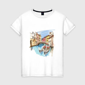 Женская футболка хлопок с принтом Путешествие в Кировске, 100% хлопок | прямой крой, круглый вырез горловины, длина до линии бедер, слегка спущенное плечо | 