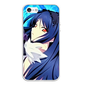 Чехол для iPhone 5/5S матовый с принтом Accel world в Кировске, Силикон | Область печати: задняя сторона чехла, без боковых панелей | accel world | kuro yuki hime | аниме | арт | девушка | ускоренный мир