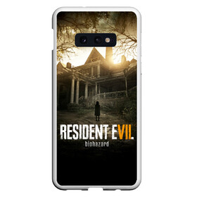 Чехол для Samsung S10E с принтом Resident Evil в Кировске, Силикон | Область печати: задняя сторона чехла, без боковых панелей | horror | jovovich | milla | zombie | вирус | зло | зомби | йовович | милла | обитель | ужас