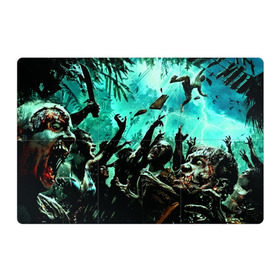 Магнитный плакат 3Х2 с принтом Dead Island в Кировске, Полимерный материал с магнитным слоем | 6 деталей размером 9*9 см | зомби | мертвый остров