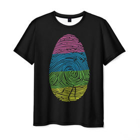 Мужская футболка 3D с принтом Уникальность в Кировске, 100% полиэфир | прямой крой, круглый вырез горловины, длина до линии бедер | отпечаток | светящиеся | флуоресцентный | флюр | флюровый