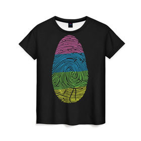 Женская футболка 3D с принтом Уникальность в Кировске, 100% полиэфир ( синтетическое хлопкоподобное полотно) | прямой крой, круглый вырез горловины, длина до линии бедер | отпечаток | светящиеся | флуоресцентный | флюр | флюровый