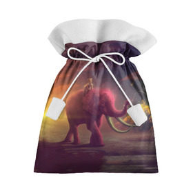 Подарочный 3D мешок с принтом Индия в Кировске, 100% полиэстер | Размер: 29*39 см | elephant | hipster | индия | йога | слон | хипстер