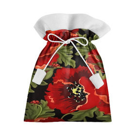 Подарочный 3D мешок с принтом Цветение мака в Кировске, 100% полиэстер | Размер: 29*39 см | flower | красные | полевой цветок | природа | розы | текстуры | цветочки | цветы