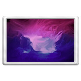 Магнит 45*70 с принтом WaterColor violet в Кировске, Пластик | Размер: 78*52 мм; Размер печати: 70*45 | 