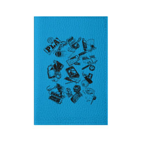 Обложка для паспорта матовая кожа с принтом Тренд в Кировске, натуральная матовая кожа | размер 19,3 х 13,7 см; прозрачные пластиковые крепления | диск | зажигалка | карточка | крутая картинка | металлика | плэйбой | ручка | тренд | тролль