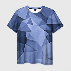 Мужская футболка 3D с принтом Geometry contrast в Кировске, 100% полиэфир | прямой крой, круглый вырез горловины, длина до линии бедер | 