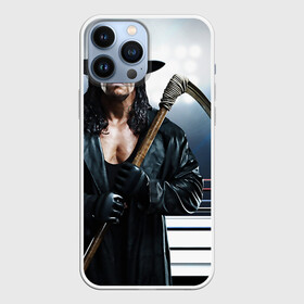 Чехол для iPhone 13 Pro Max с принтом Гробовщик 1 в Кировске,  |  | brothers of destruction | deadman | mark callous | mark william calaway | master of pain | mean | phenomen | texas red | the undertaker | байкер | гробовщик | марк уильям кэлвей | мертвец | рестлер | рестлмания