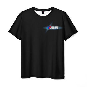 Мужская футболка 3D с принтом BMW в Кировске, 100% полиэфир | прямой крой, круглый вырез горловины, длина до линии бедер | bmw