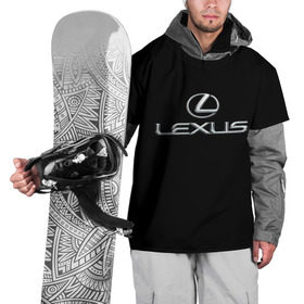 Накидка на куртку 3D с принтом lexus в Кировске, 100% полиэстер |  | brand | car | japan | lexus | logo | toyota motor | автомобиль | лексус | логотип | марка | япония