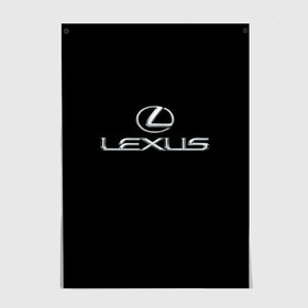 Постер с принтом lexus в Кировске, 100% бумага
 | бумага, плотность 150 мг. Матовая, но за счет высокого коэффициента гладкости имеет небольшой блеск и дает на свету блики, но в отличии от глянцевой бумаги не покрыта лаком | brand | car | japan | lexus | logo | toyota motor | автомобиль | лексус | логотип | марка | япония