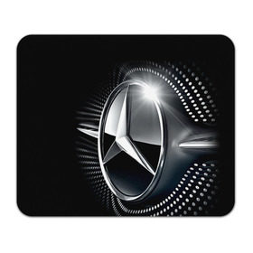 Коврик для мышки прямоугольный с принтом Mercedes-Benz в Кировске, натуральный каучук | размер 230 х 185 мм; запечатка лицевой стороны | car | germany | logo | make | mercedes benz | автомобиль | германия | логотип | марка | мерседес бенц