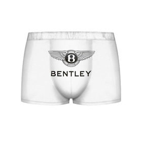 Мужские трусы 3D с принтом Bentley в Кировске, 50% хлопок, 50% полиэстер | классическая посадка, на поясе мягкая тканевая резинка | bentley | brand | britain | car | elite | expensive | limited | logo | mtorz | автомобиль | британия | бэнтли | дорогой | лимитед | логотип | марка | мторз | элитный