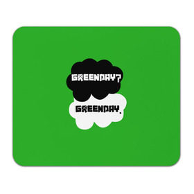 Коврик прямоугольный с принтом Green day в Кировске, натуральный каучук | размер 230 х 185 мм; запечатка лицевой стороны | green day | грин дей | зеленый день
