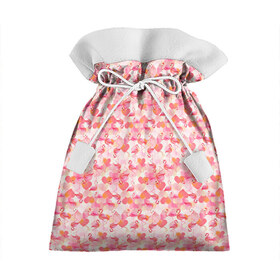 Подарочный 3D мешок с принтом Розовый фламинго в Кировске, 100% полиэстер | Размер: 29*39 см | камуфляж | паттерн | птицы | розовый