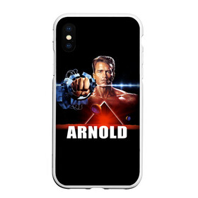 Чехол для iPhone XS Max матовый с принтом Arnold в Кировске, Силикон | Область печати: задняя сторона чехла, без боковых панелей | arnold schwarzenegger | cinema | movie | актёр | арнольд шварценеггер | блокбастер | боевик | звезда | кино | киногерой