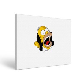 Холст прямоугольный с принтом The Simpsons в Кировске, 100% ПВХ |  | Тематика изображения на принте: гомер | крик | симпсоны | спрингфилд