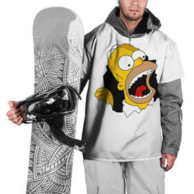 Накидка на куртку 3D с принтом The Simpsons в Кировске, 100% полиэстер |  | гомер | крик | симпсоны | спрингфилд