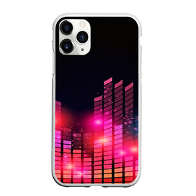 Чехол для iPhone 11 Pro матовый с принтом Equalizer light в Кировске, Силикон |  | color | colour | glim | glow | light | lights | shine | world