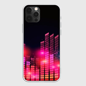 Чехол для iPhone 12 Pro Max с принтом Equalizer light в Кировске, Силикон |  | color | colour | glim | glow | light | lights | shine | world