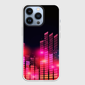 Чехол для iPhone 13 Pro с принтом Equalizer light в Кировске,  |  | Тематика изображения на принте: color | colour | glim | glow | light | lights | shine | world