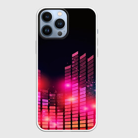 Чехол для iPhone 13 Pro Max с принтом Equalizer light в Кировске,  |  | Тематика изображения на принте: color | colour | glim | glow | light | lights | shine | world