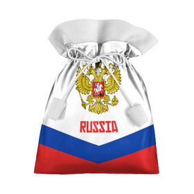Подарочный 3D мешок с принтом RUSSIA HOCKEY в Кировске, 100% полиэстер | Размер: 29*39 см | 2015 | 2016 | 2017 | hockey | hokey | ru | russia | russian | team | герб | россии | россия | ру | сборная | состав | хоккей | чм | чм2017