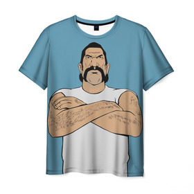 Мужская футболка 3D с принтом Кохонес в Кировске, 100% полиэфир | прямой крой, круглый вырез горловины, длина до линии бедер | grand theft auto | gta | vice city | вайс сити | гта