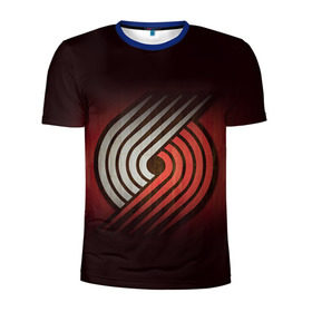 Мужская футболка 3D спортивная с принтом NBA: Портленд трэйл блэйзерс в Кировске, 100% полиэстер с улучшенными характеристиками | приталенный силуэт, круглая горловина, широкие плечи, сужается к линии бедра | Тематика изображения на принте: nba
