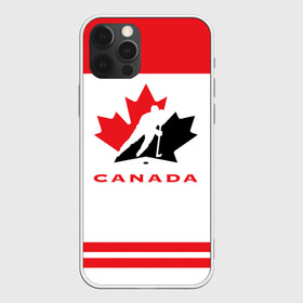 Чехол для iPhone 12 Pro с принтом TEAM CANADA в Кировске, силикон | область печати: задняя сторона чехла, без боковых панелей | Тематика изображения на принте: 2017 | canada | team | teamcanada | канада | мира | россия | хоккей | чемпионат | чм2017