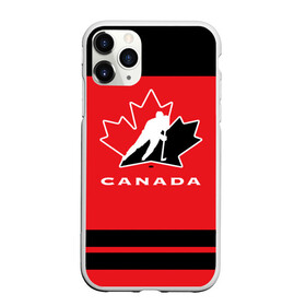 Чехол для iPhone 11 Pro Max матовый с принтом TEAM CANADA в Кировске, Силикон |  | Тематика изображения на принте: 2017 | canada | hochey | team | teamcanada | канада | мира | россия | хоккей | чемпионат | чм2017