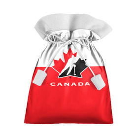 Подарочный 3D мешок с принтом TEAM CANADA в Кировске, 100% полиэстер | Размер: 29*39 см | 2017 | canada | hochey | team | teamcanada | канада | мира | россия | хоккей | чемпионат | чм2017