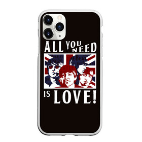 Чехол для iPhone 11 Pro матовый с принтом All You Need Is Love в Кировске, Силикон |  | all | beatles | is | love | need | rock | you | битлз | ленон | любовь | музыка | о.м.с.к. | рок